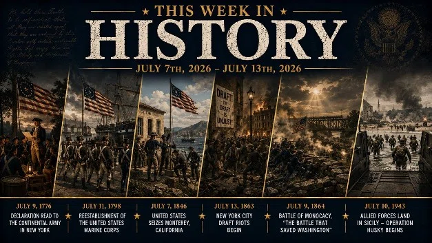 This Week in History July 7th, 2026 – July 13th, 2026 artwork