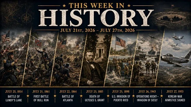 This Week in History July 21st, 2026 – July 27th, 2026 artwork