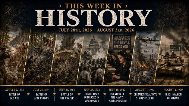 This Week in History July 28th, 2026 – August 3rd, 2026 artwork