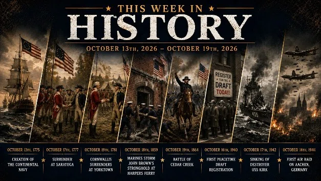 This Week in History October 13th, 2026 – October 19th, 2026 artwork