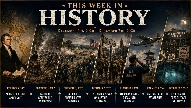 This Week in History December 1st, 2026 – December 7th, 2026 artwork