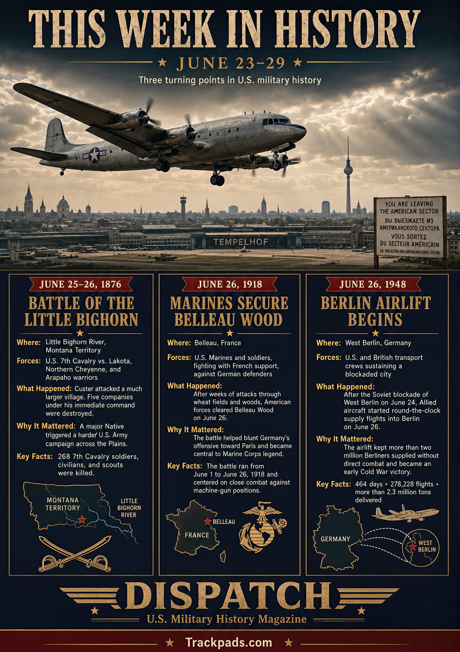 This Week in History Issue 25 infographic