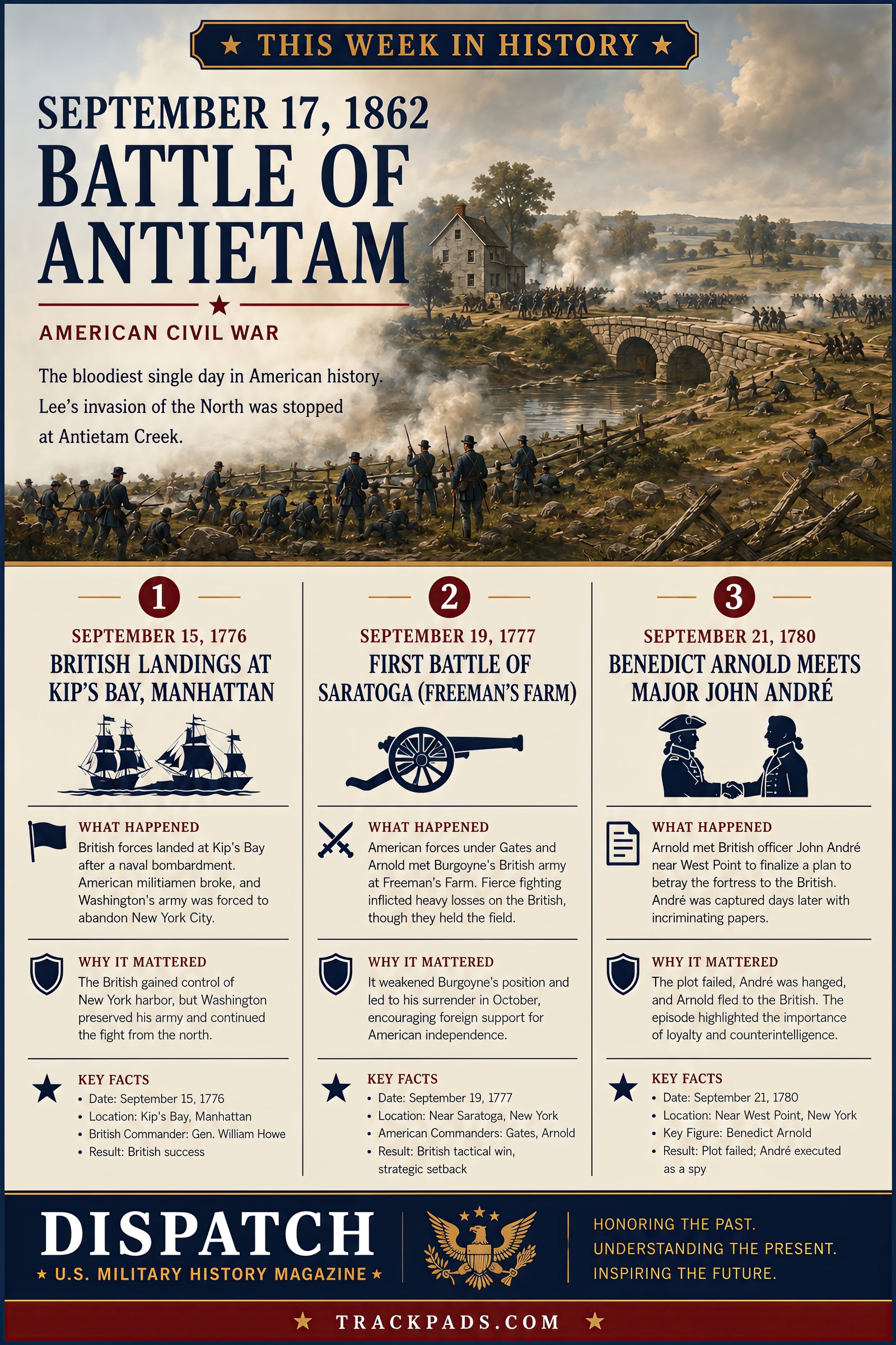 This Week in History Issue 37 infographic