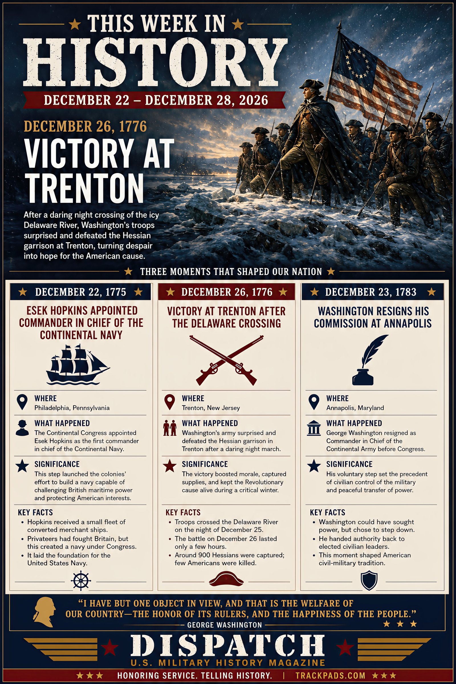 This Week in History Issue 51 infographic