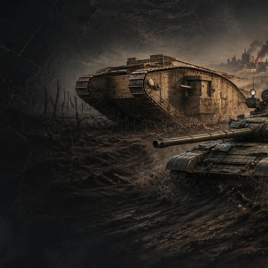 Famous Tank Battles series artwork
